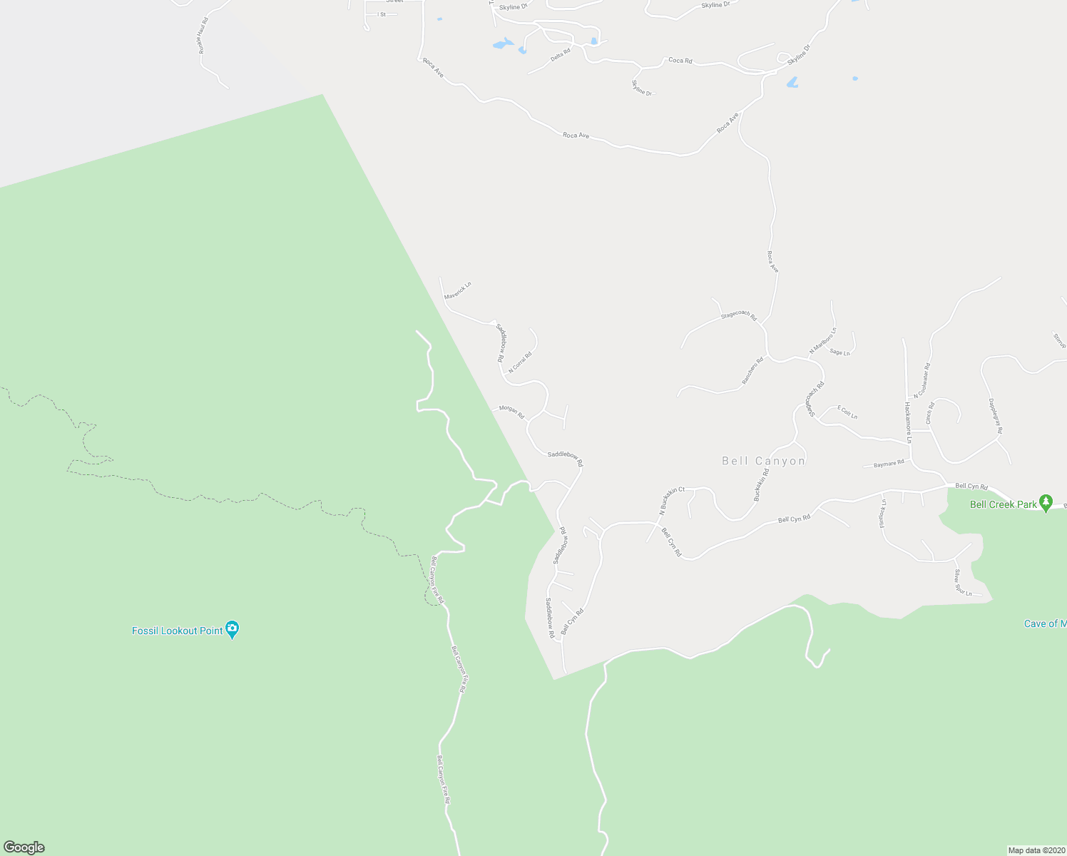 map of restaurants, bars, coffee shops, grocery stores, and more near 122 Saddlebow Road in Bell Canyon