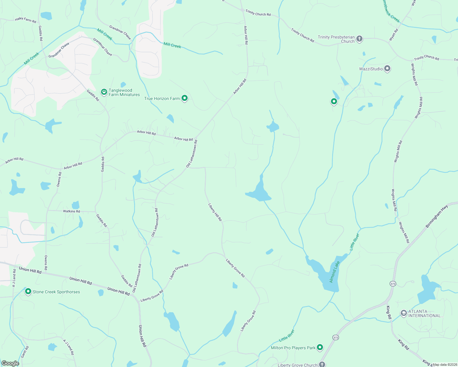 map of restaurants, bars, coffee shops, grocery stores, and more near 592 Chilhoe Drive in Canton