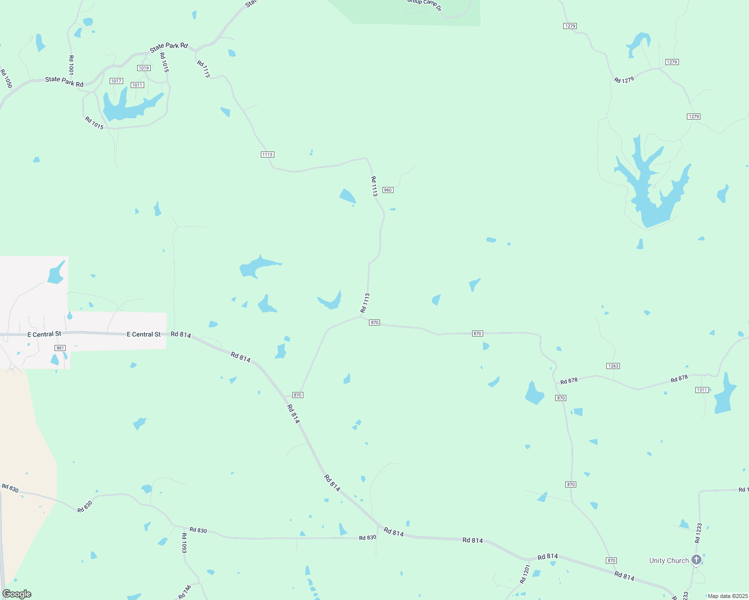 map of restaurants, bars, coffee shops, grocery stores, and more near 492 Road 1113 in Tupelo