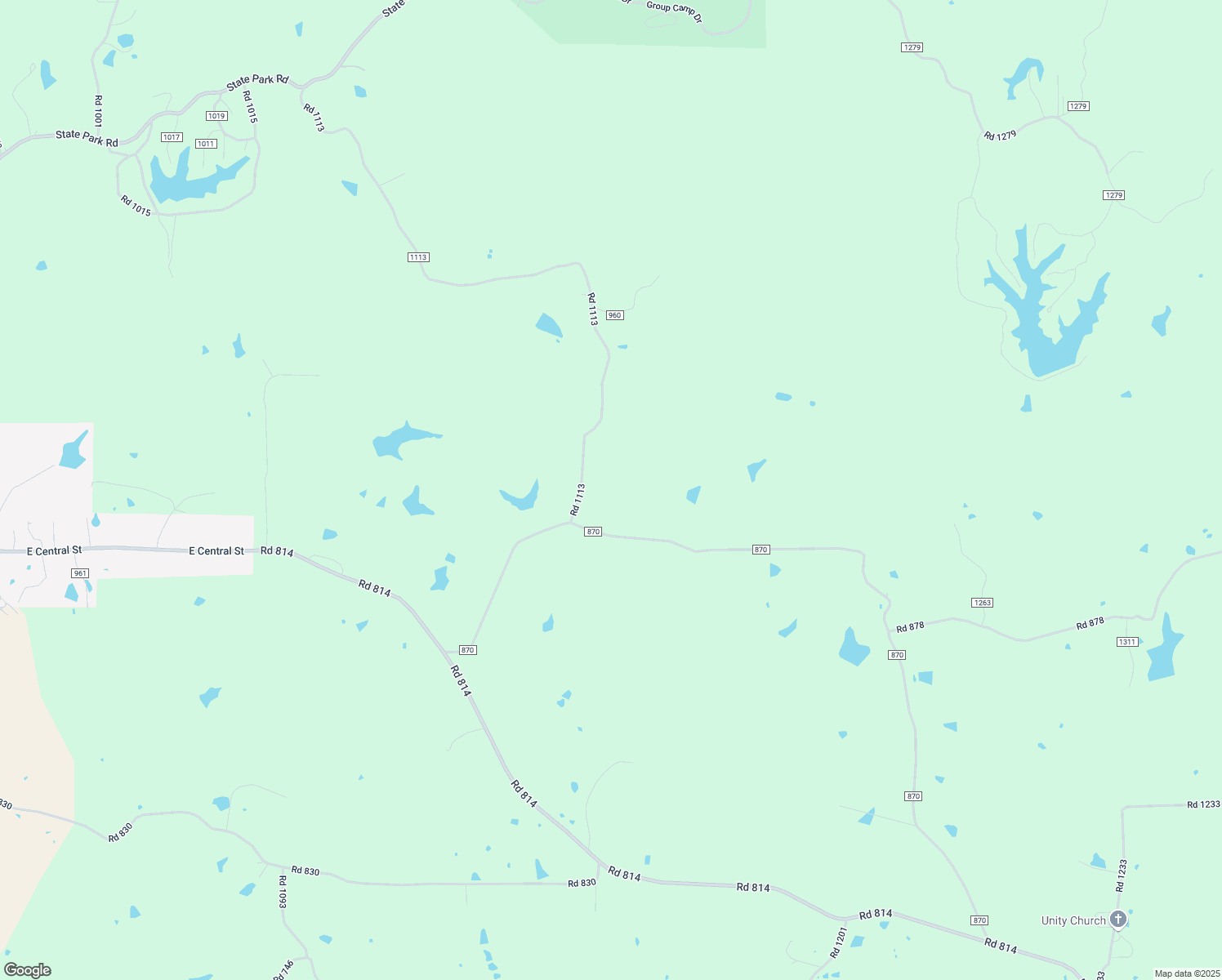 map of restaurants, bars, coffee shops, grocery stores, and more near 492 Road 1113 in Tupelo