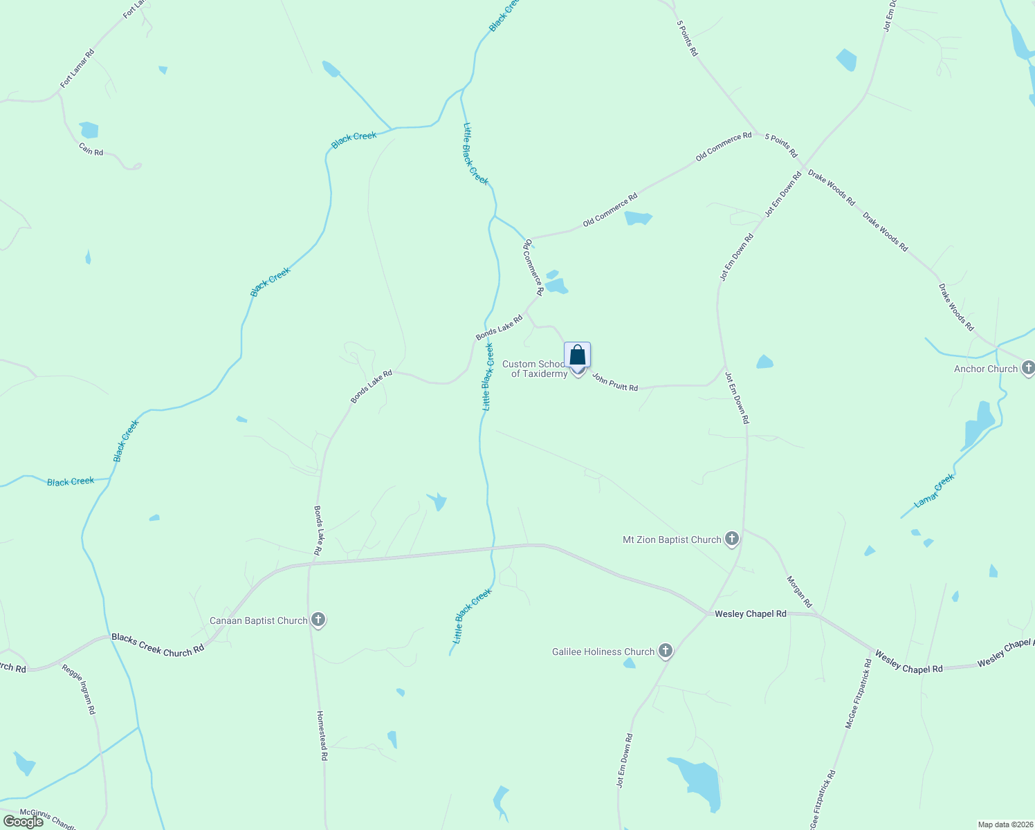 map of restaurants, bars, coffee shops, grocery stores, and more near 890 Mount Zion Road in Danielsville