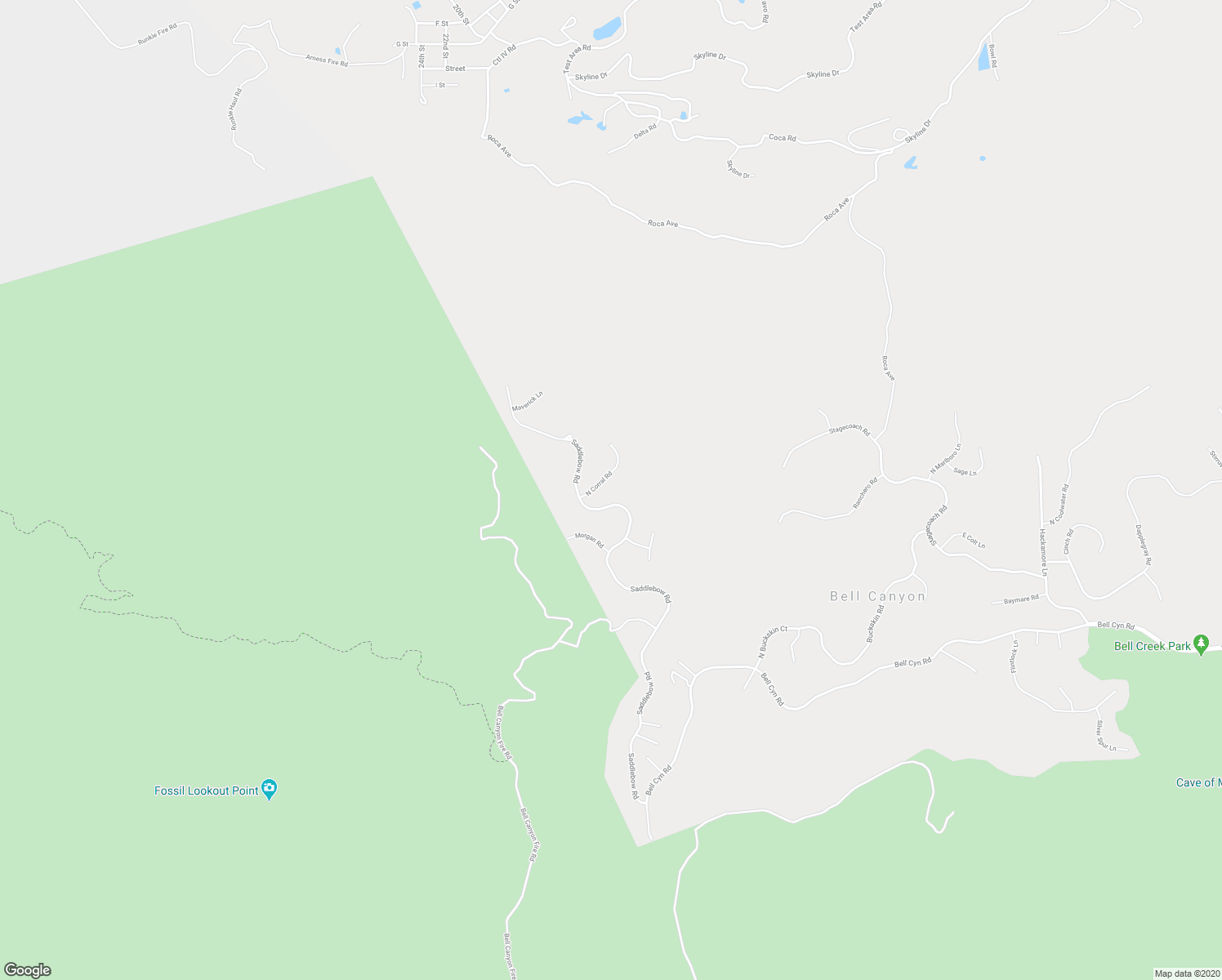 map of restaurants, bars, coffee shops, grocery stores, and more near 10 Corral Road in Ventura County