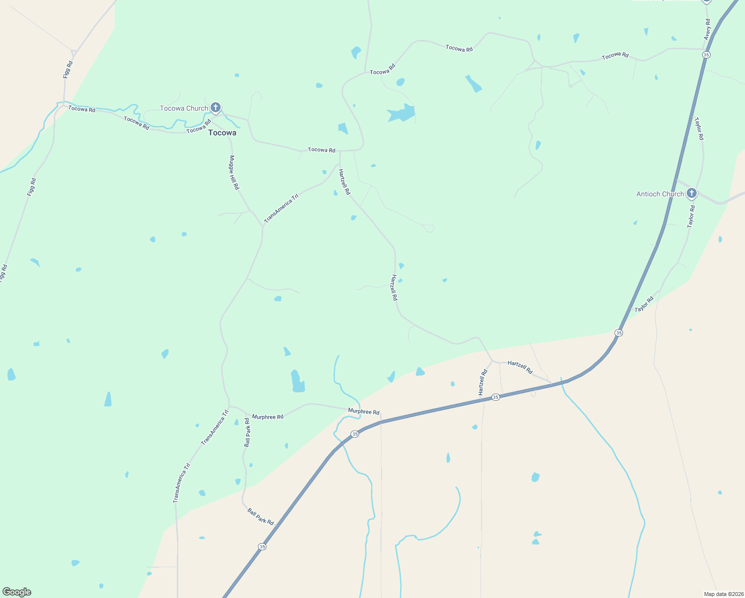 map of restaurants, bars, coffee shops, grocery stores, and more near 688 Hartzell Road in Courtland
