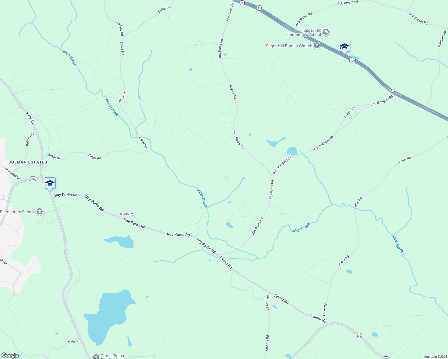 map of restaurants, bars, coffee shops, grocery stores, and more near 3710 Silver Hill Circle in Gainesville