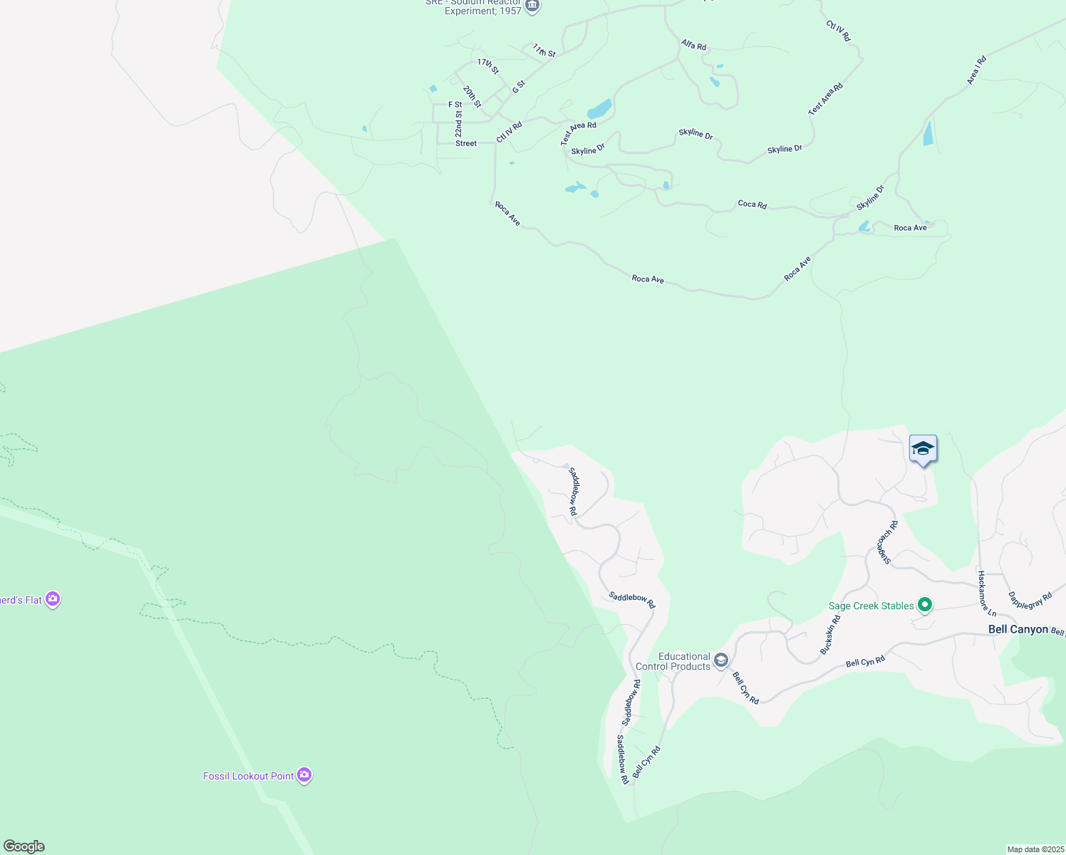 map of restaurants, bars, coffee shops, grocery stores, and more near 9 Maverick Lane in Bell Canyon