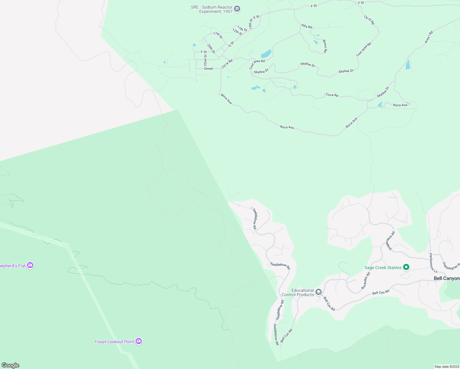 map of restaurants, bars, coffee shops, grocery stores, and more near 232 Saddlebow Road in Bell Canyon