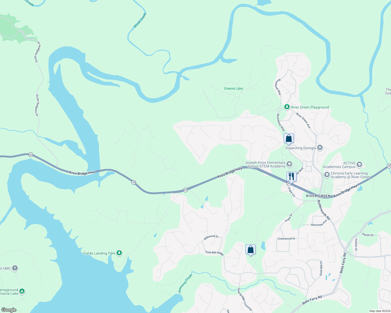 map of restaurants, bars, coffee shops, grocery stores, and more near 1132 Fieldstone Drive in Canton