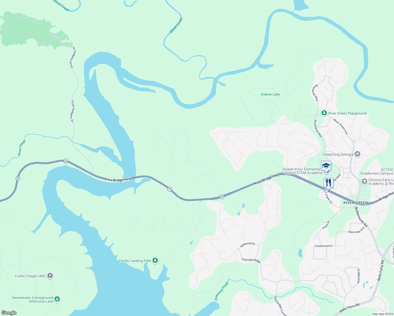 map of restaurants, bars, coffee shops, grocery stores, and more near 130 Copper Hills Dr in Canton