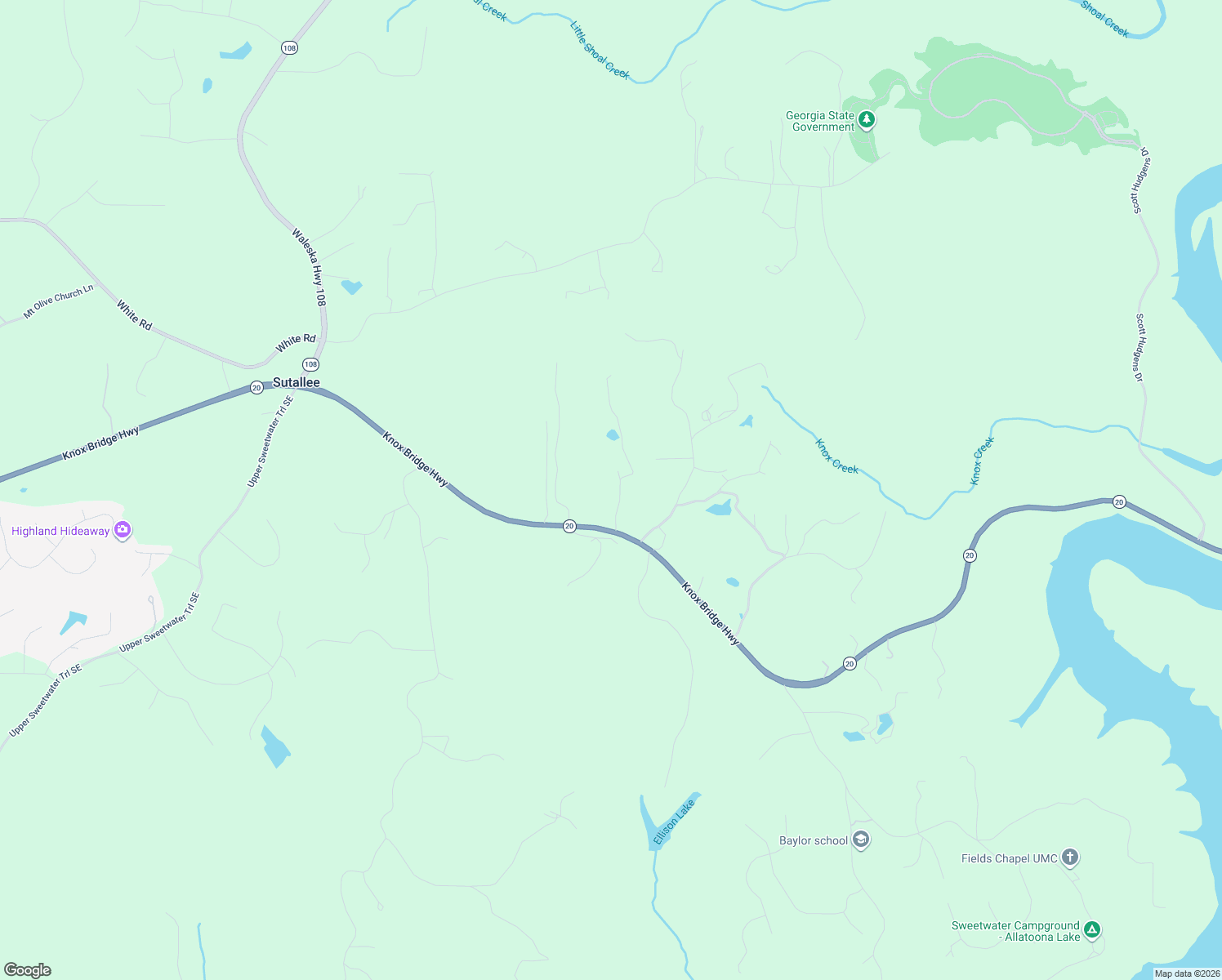 map of restaurants, bars, coffee shops, grocery stores, and more near 185 Gramling Trail in Canton