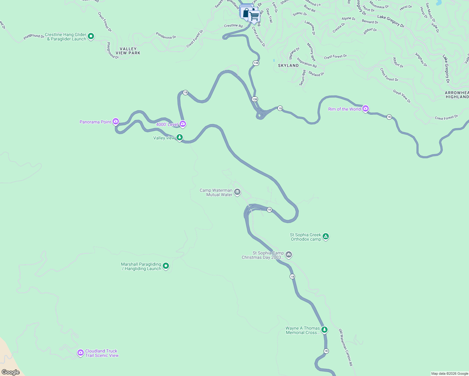 map of restaurants, bars, coffee shops, grocery stores, and more near Dale Lane in San Bernardino