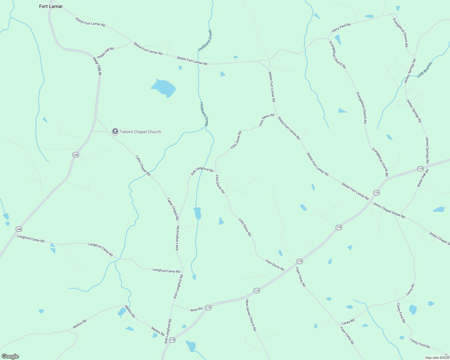 map of restaurants, bars, coffee shops, grocery stores, and more near 988 Fitts Davis Road in Danielsville