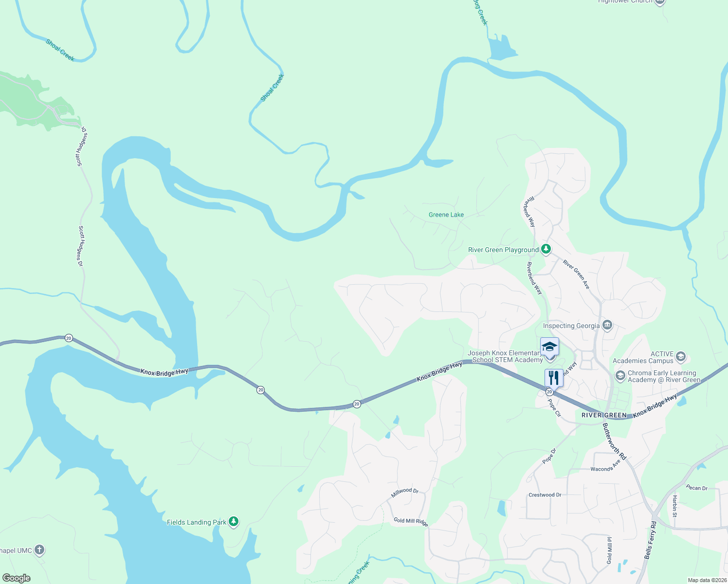 map of restaurants, bars, coffee shops, grocery stores, and more near 1106 Fieldstone Drive in Canton