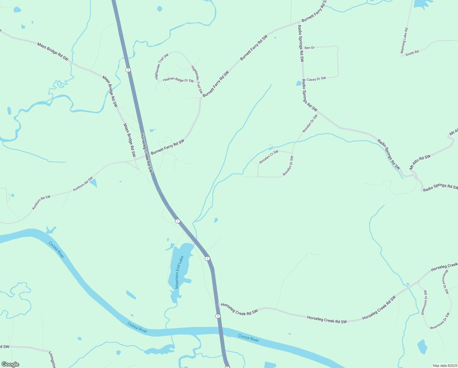 map of restaurants, bars, coffee shops, grocery stores, and more near 31 Rosalyn Drive Southwest in Rome