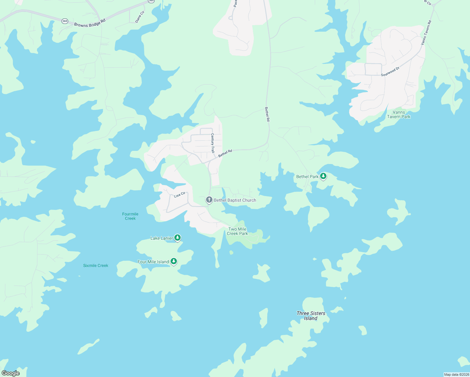 map of restaurants, bars, coffee shops, grocery stores, and more near 9125 Pinedale Drive in Gainesville