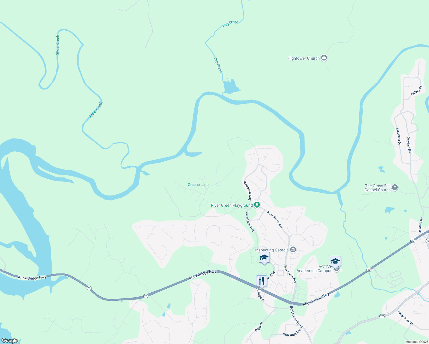 map of restaurants, bars, coffee shops, grocery stores, and more near 837 Lakemont Drive in Canton