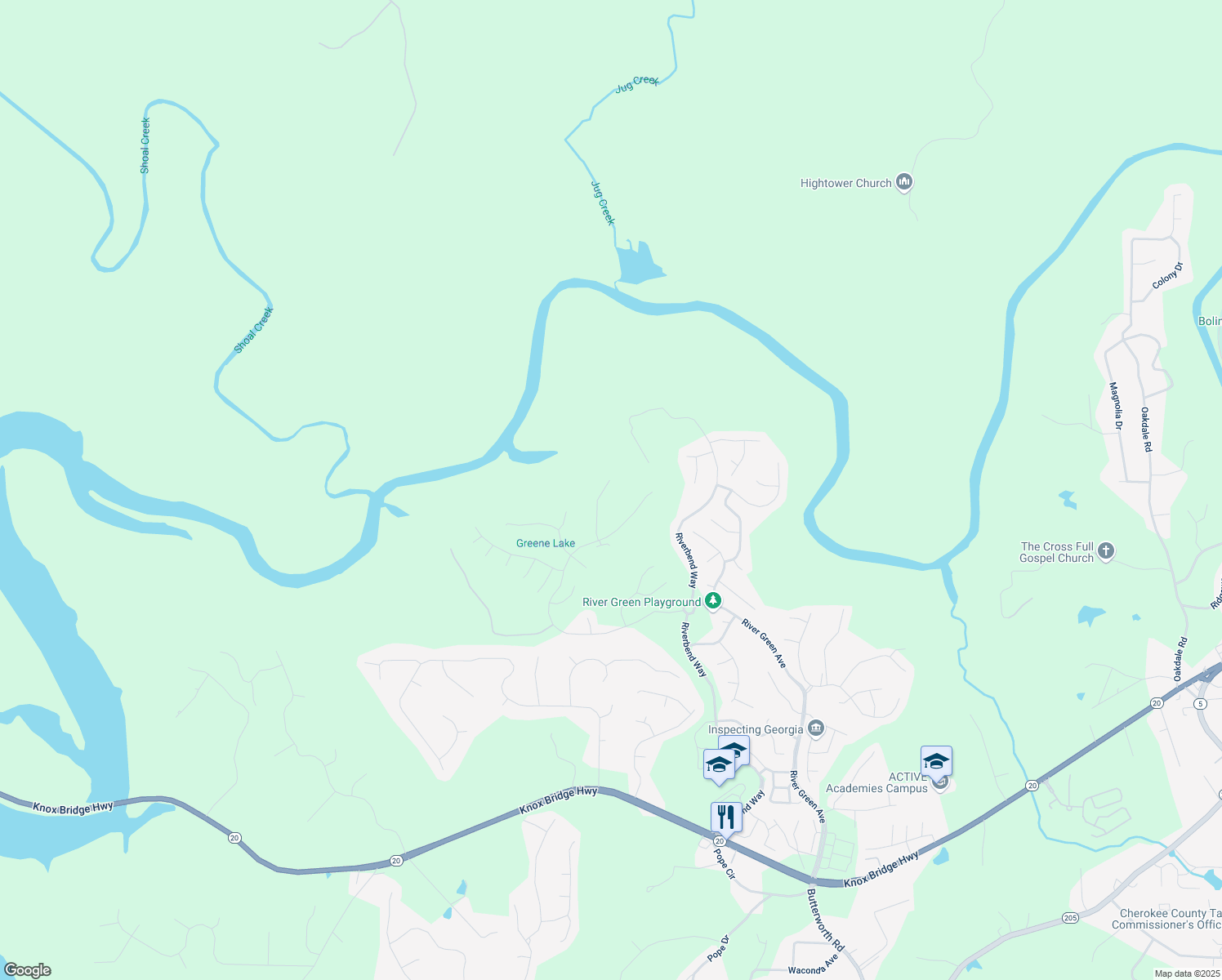 map of restaurants, bars, coffee shops, grocery stores, and more near 866 Lakemont Drive in Canton