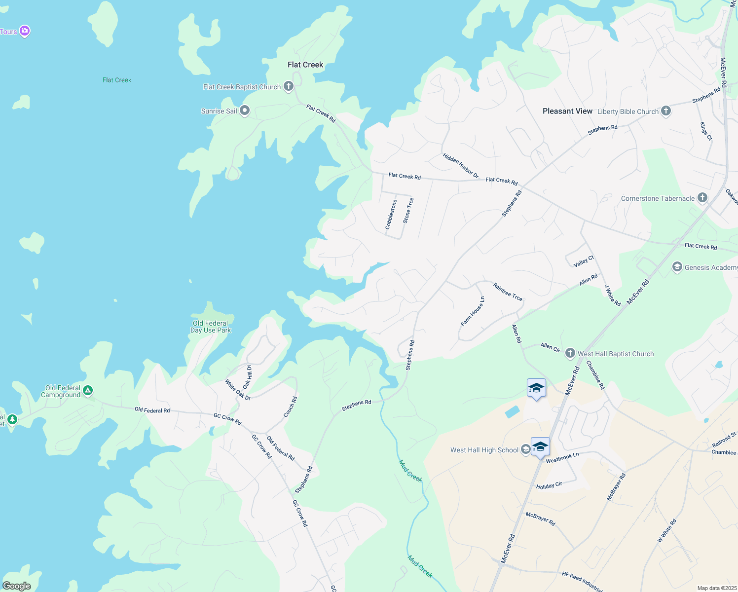 map of restaurants, bars, coffee shops, grocery stores, and more near 5610 Point West Drive in Oakwood