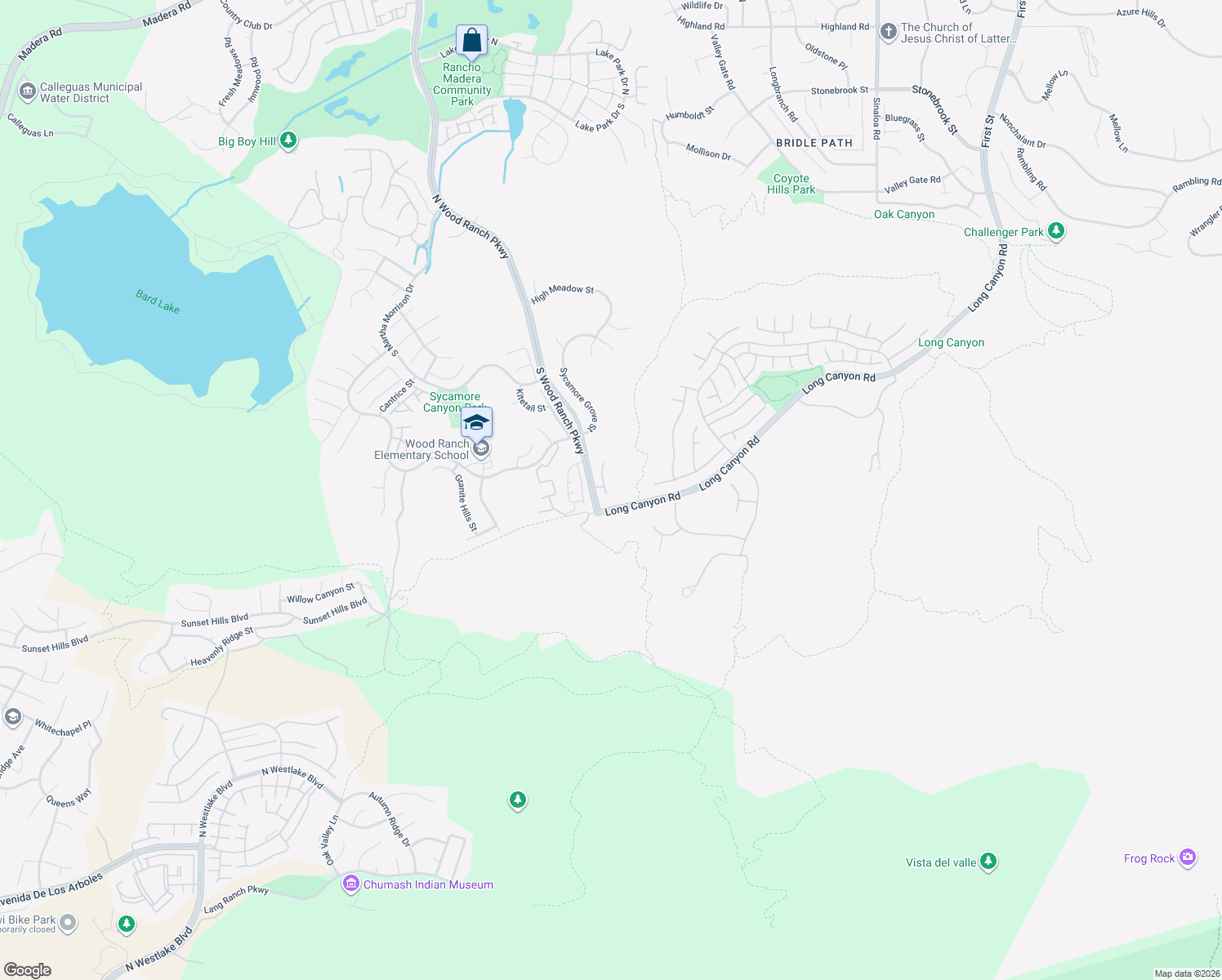map of restaurants, bars, coffee shops, grocery stores, and more near 576 Shadow Lane in Simi Valley