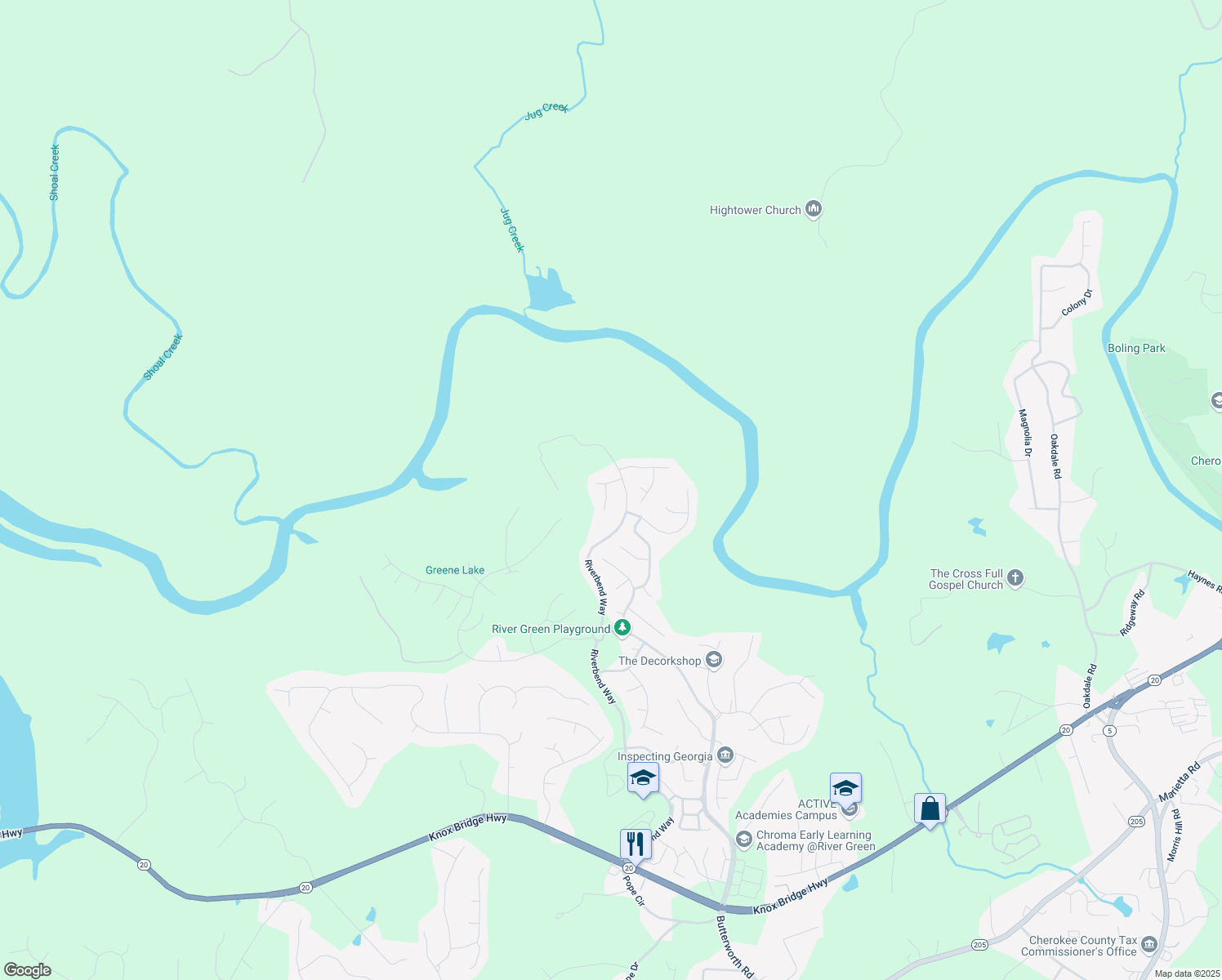 map of restaurants, bars, coffee shops, grocery stores, and more near 301 Arlington Circle in Canton