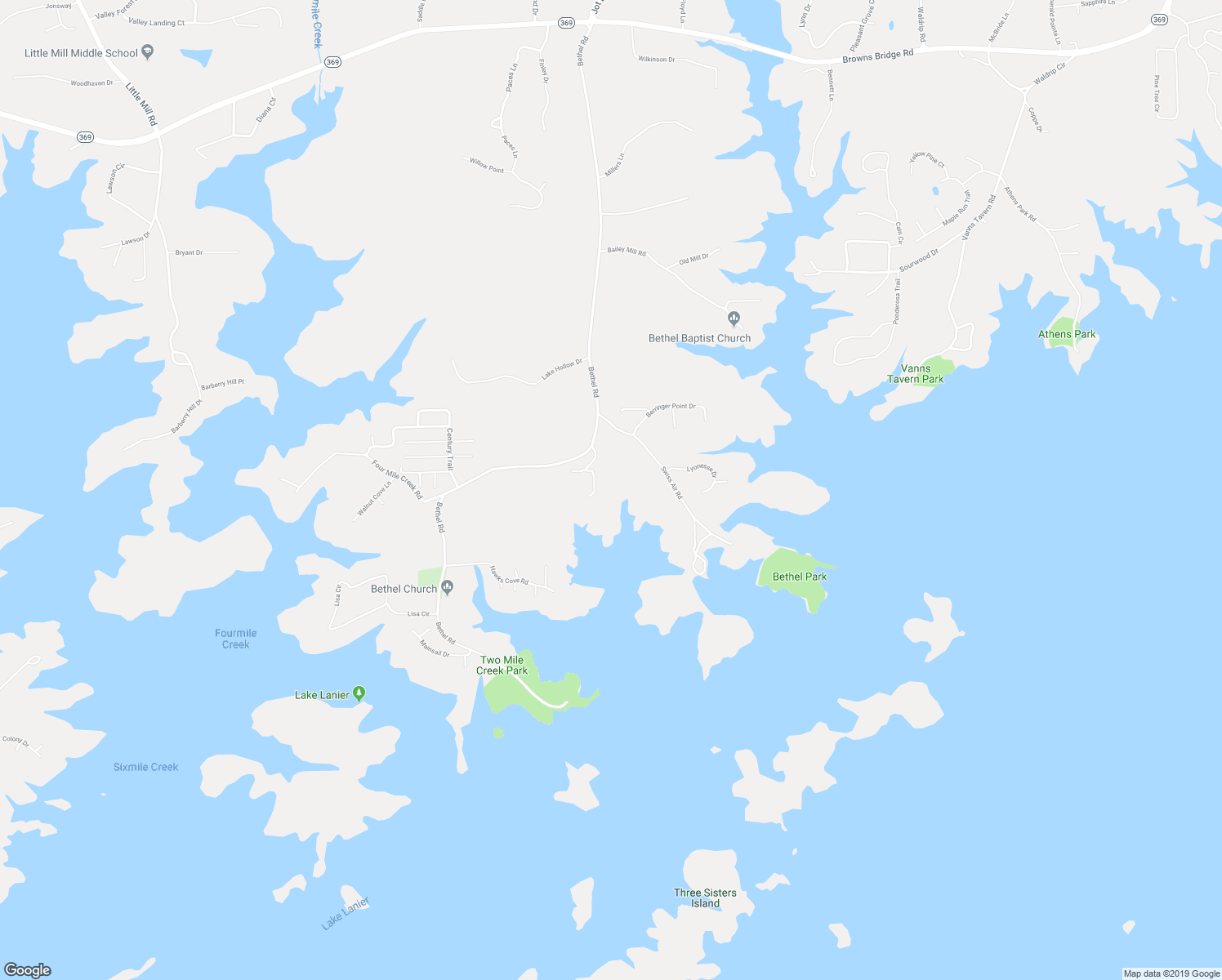 map of restaurants, bars, coffee shops, grocery stores, and more near 8400 Swiss Air Road in Gainesville