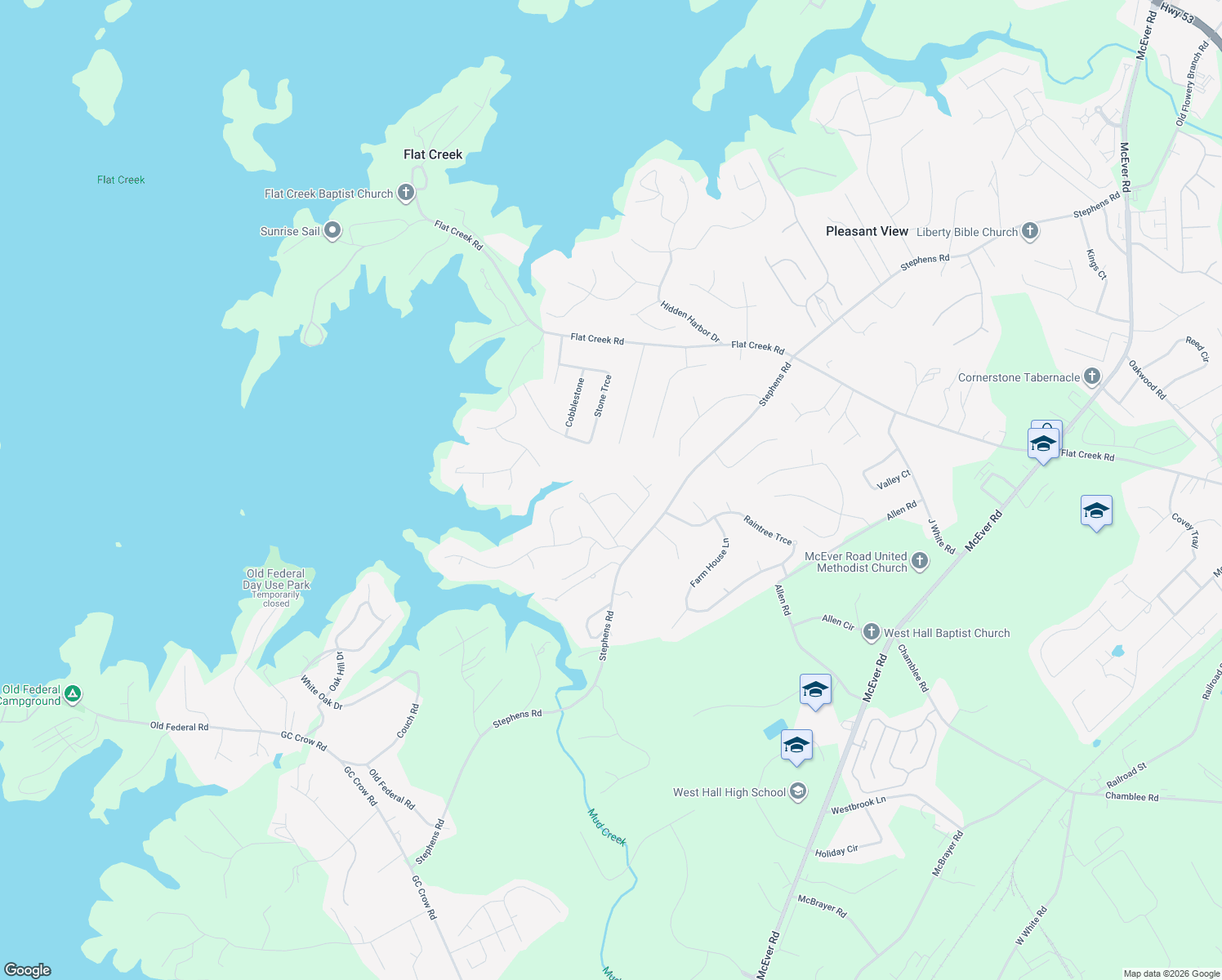 map of restaurants, bars, coffee shops, grocery stores, and more near 5725 Sallee Circle in Oakwood
