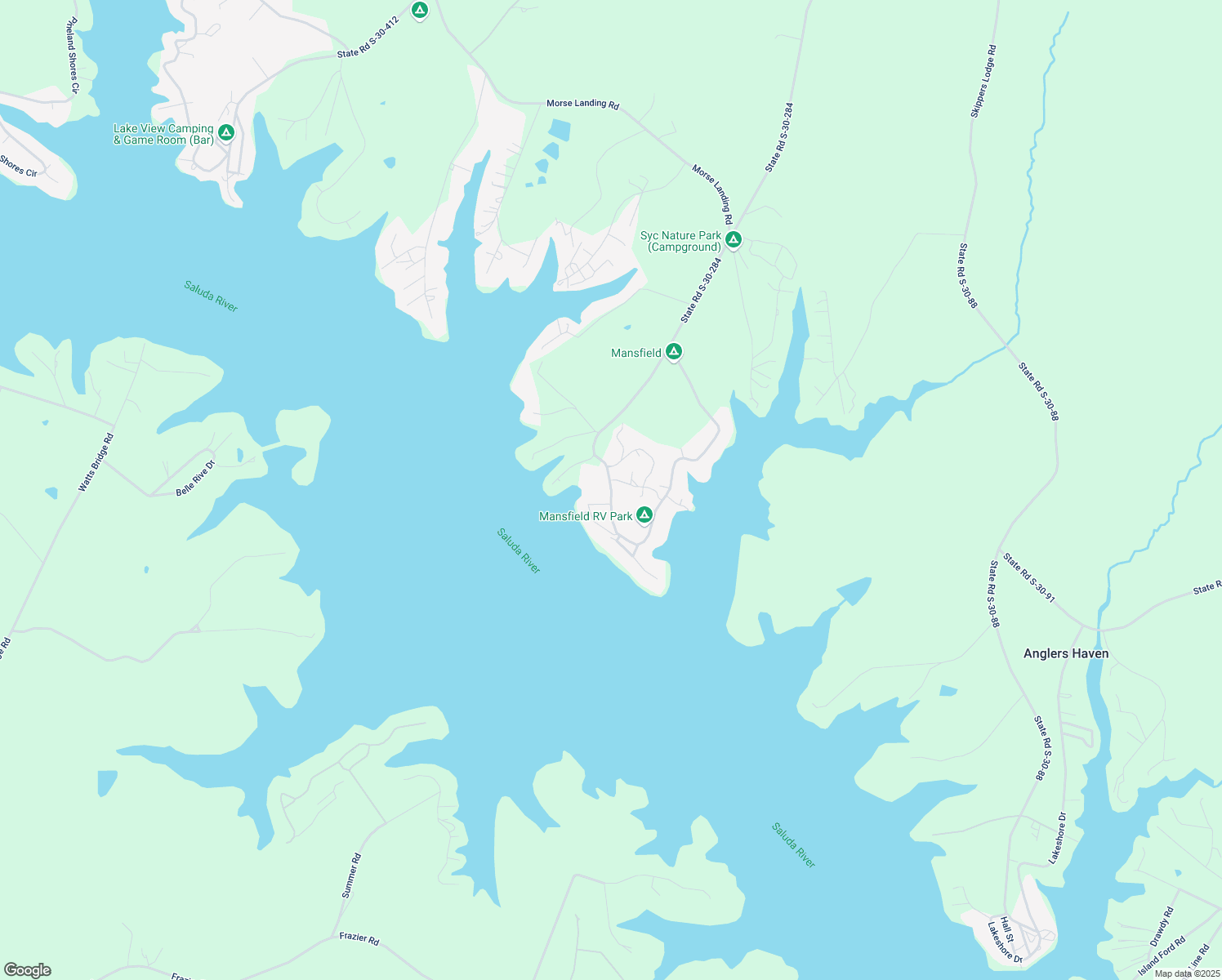 map of restaurants, bars, coffee shops, grocery stores, and more near 601 Pittmans Landing Drive in Cross Hill