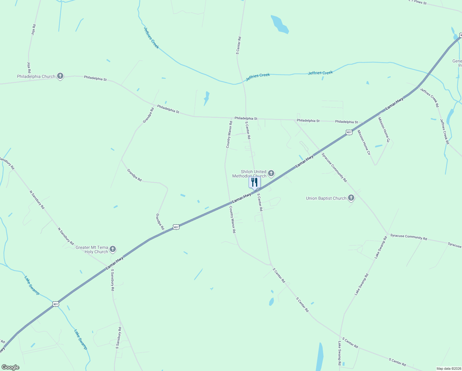map of restaurants, bars, coffee shops, grocery stores, and more near 1557 Country Manor Road in Darlington