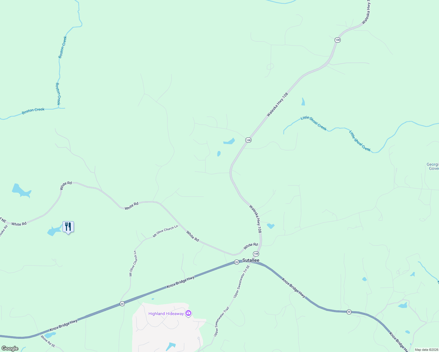 map of restaurants, bars, coffee shops, grocery stores, and more near 103 Percheron Drive in Canton