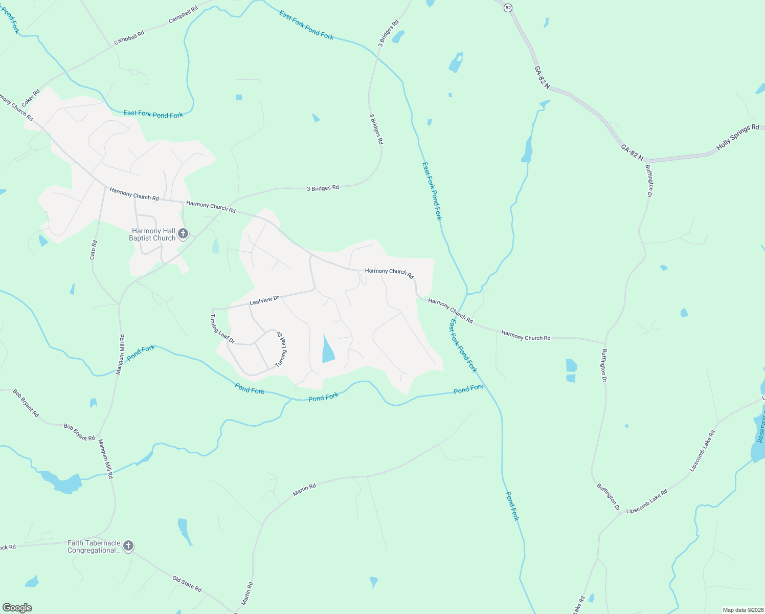 map of restaurants, bars, coffee shops, grocery stores, and more near 4416 Fountain Drive in Gillsville