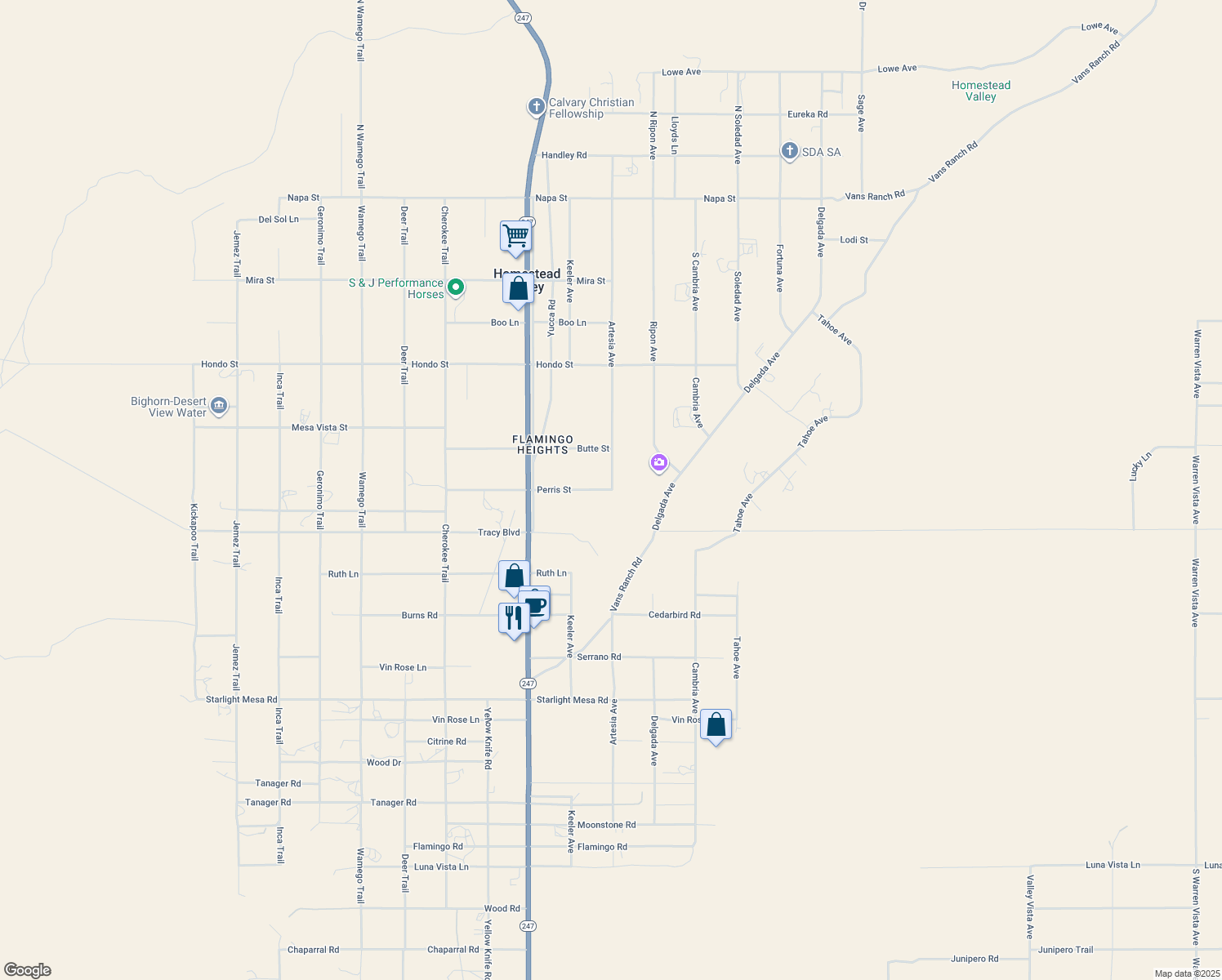 92285 Perris Street, Yucca Valley CA Walk Score