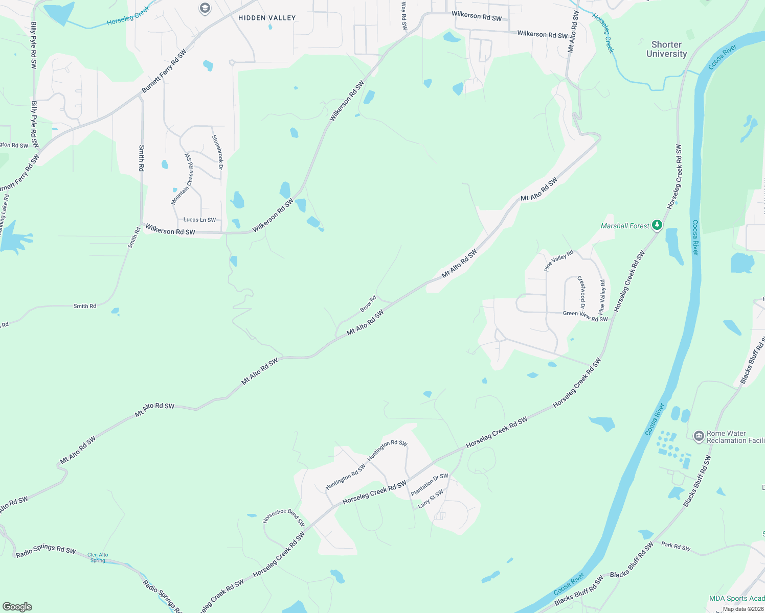 map of restaurants, bars, coffee shops, grocery stores, and more near 71 Brow Road in Rome