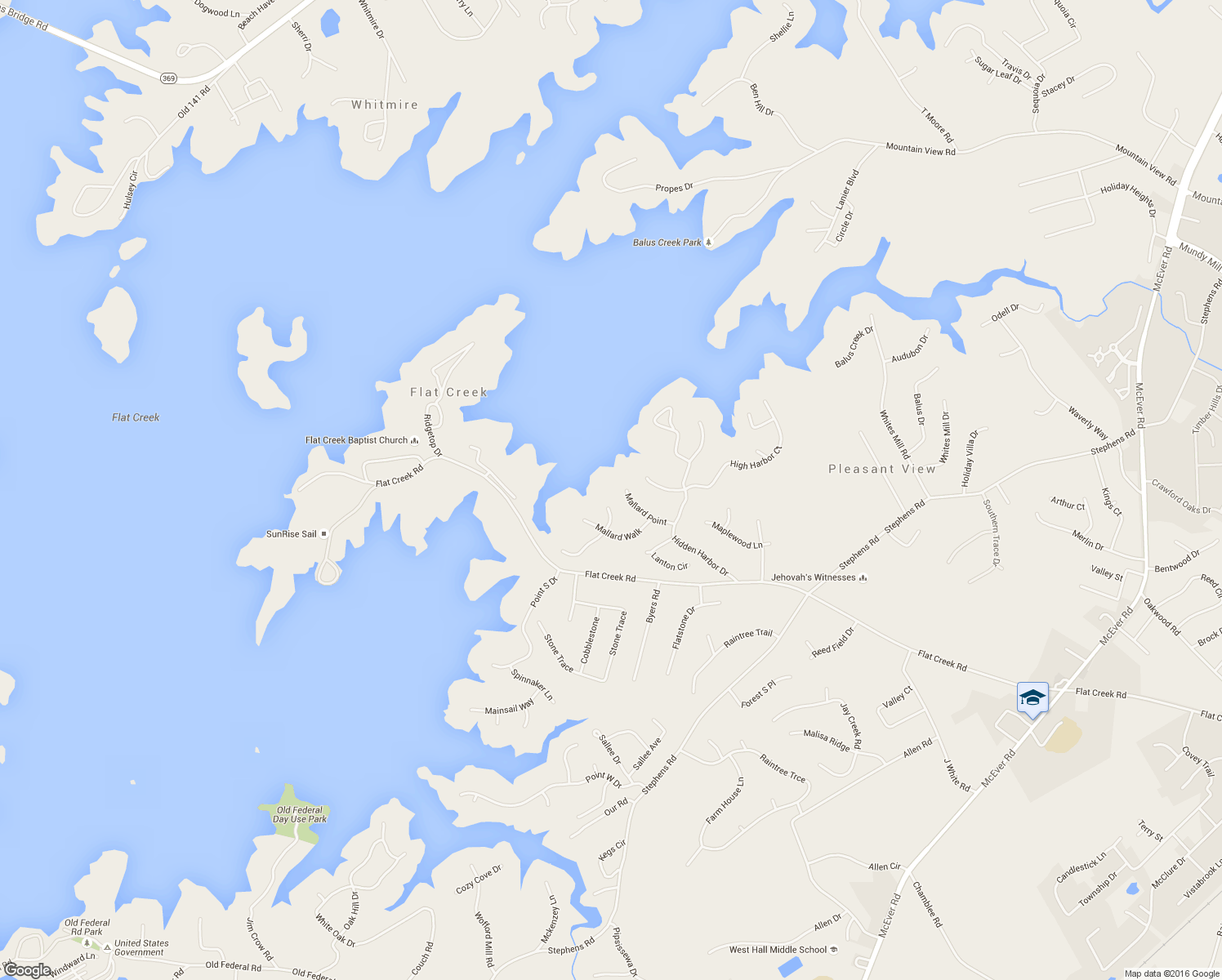 map of restaurants, bars, coffee shops, grocery stores, and more near 5485 Mallard Point in Gainesville