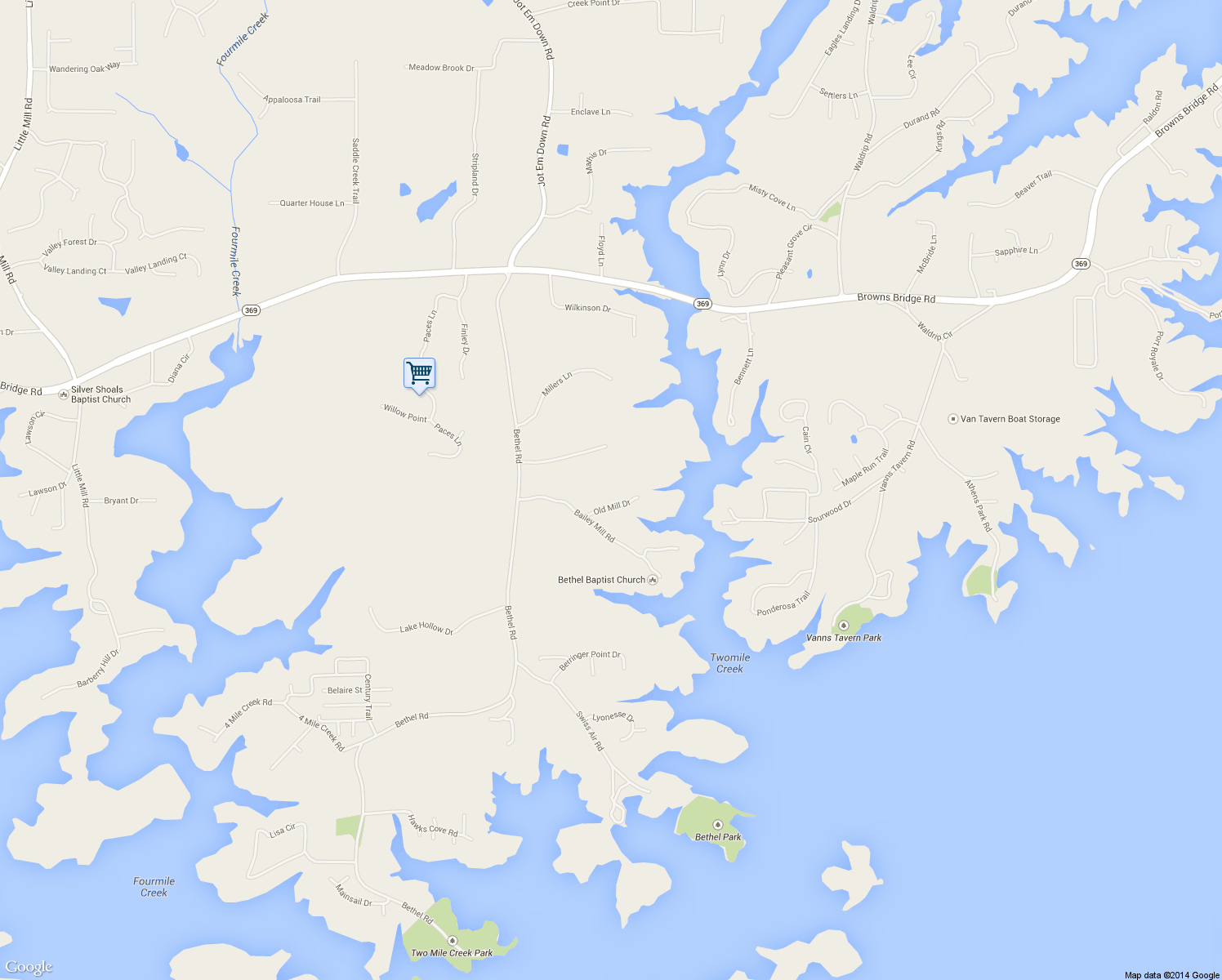 map of restaurants, bars, coffee shops, grocery stores, and more near 8135 Old Mill Dr in Gainesville