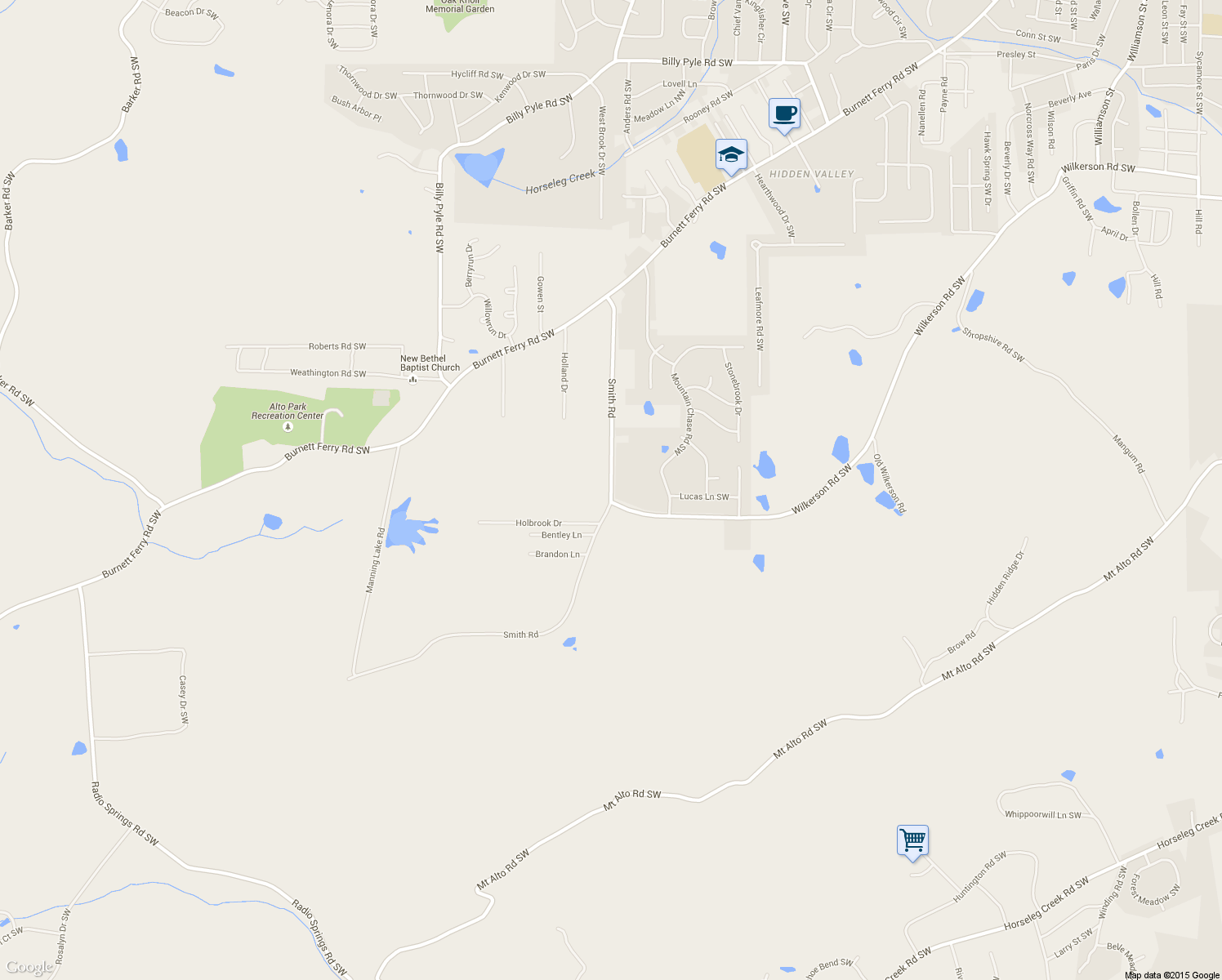 map of restaurants, bars, coffee shops, grocery stores, and more near 248 Smith Road in Rome