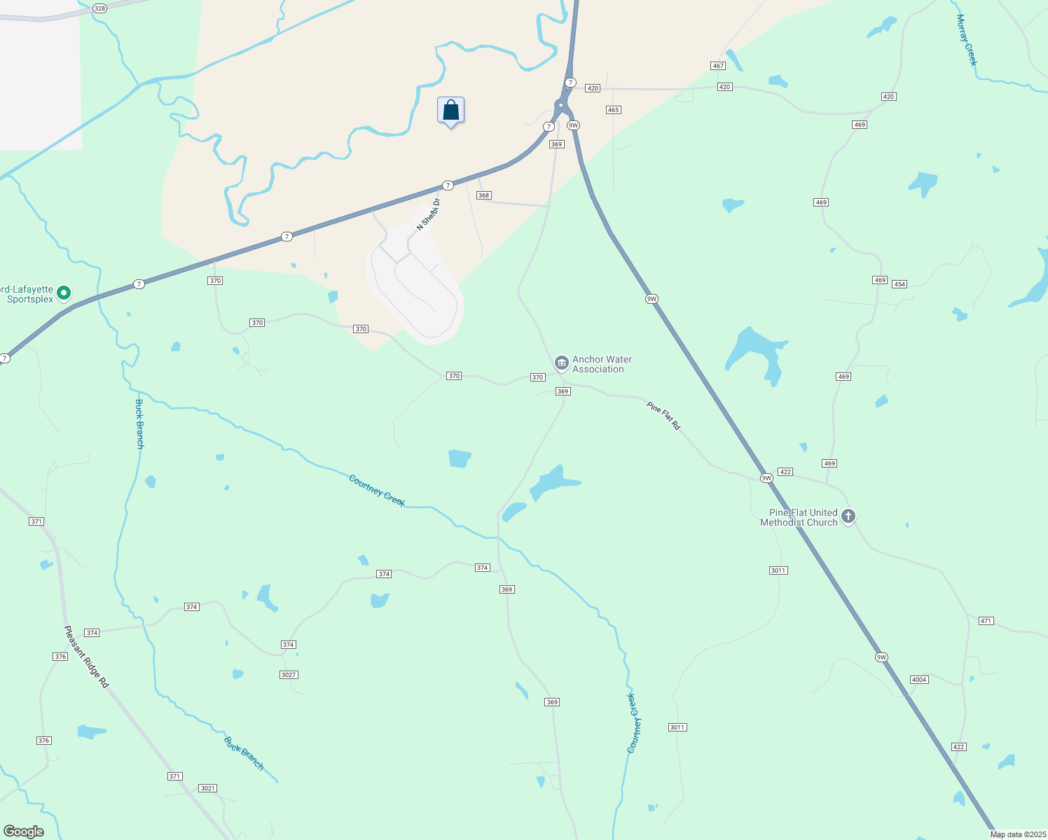 map of restaurants, bars, coffee shops, grocery stores, and more near 172-190 County Road 370 in Oxford