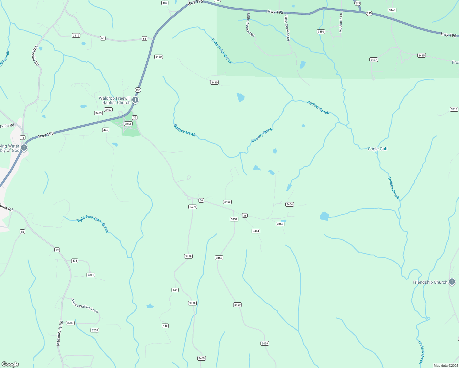 map of restaurants, bars, coffee shops, grocery stores, and more near 274 County Road 3458 in Haleyville