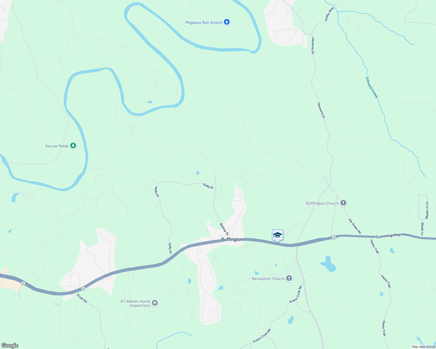 map of restaurants, bars, coffee shops, grocery stores, and more near 670 Bishop Drive in Canton