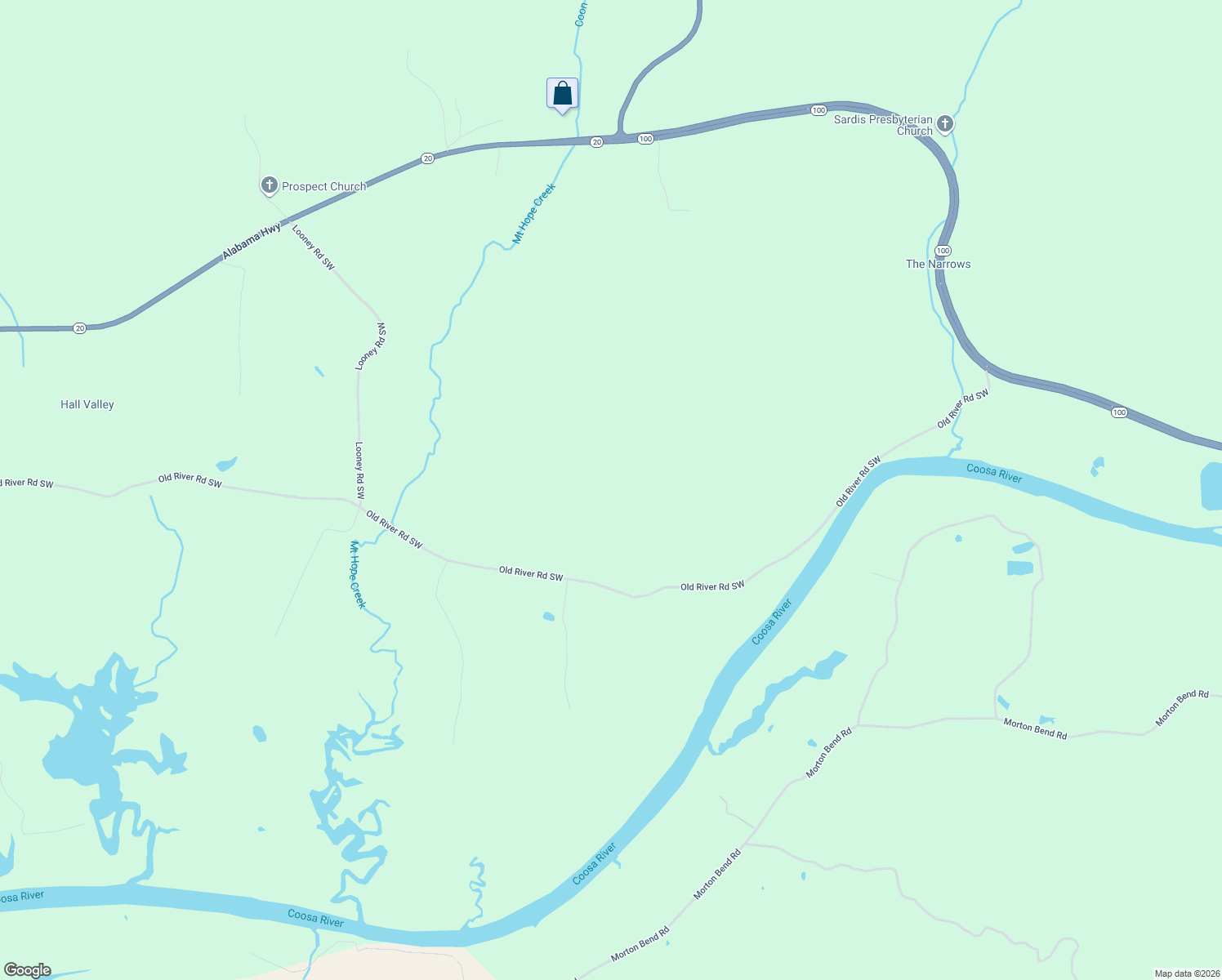 map of restaurants, bars, coffee shops, grocery stores, and more near 828 Old River Road Southwest in Rome