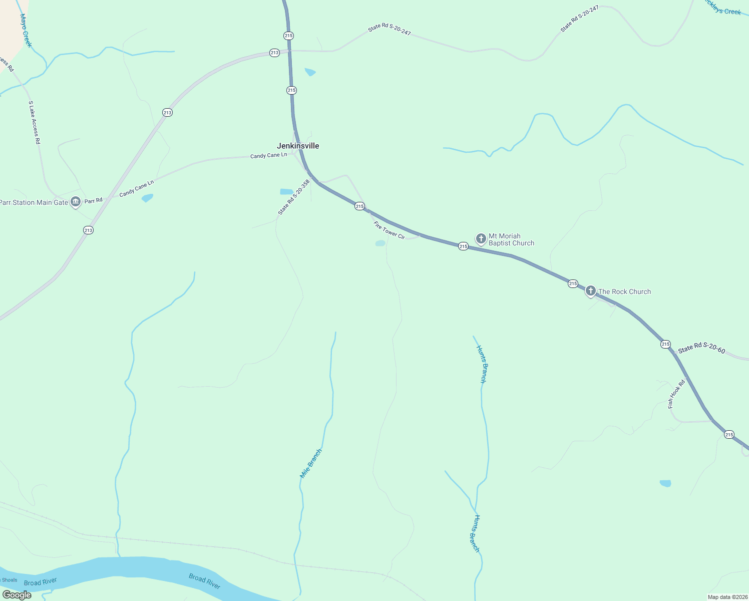 map of restaurants, bars, coffee shops, grocery stores, and more near in Jenkinsville