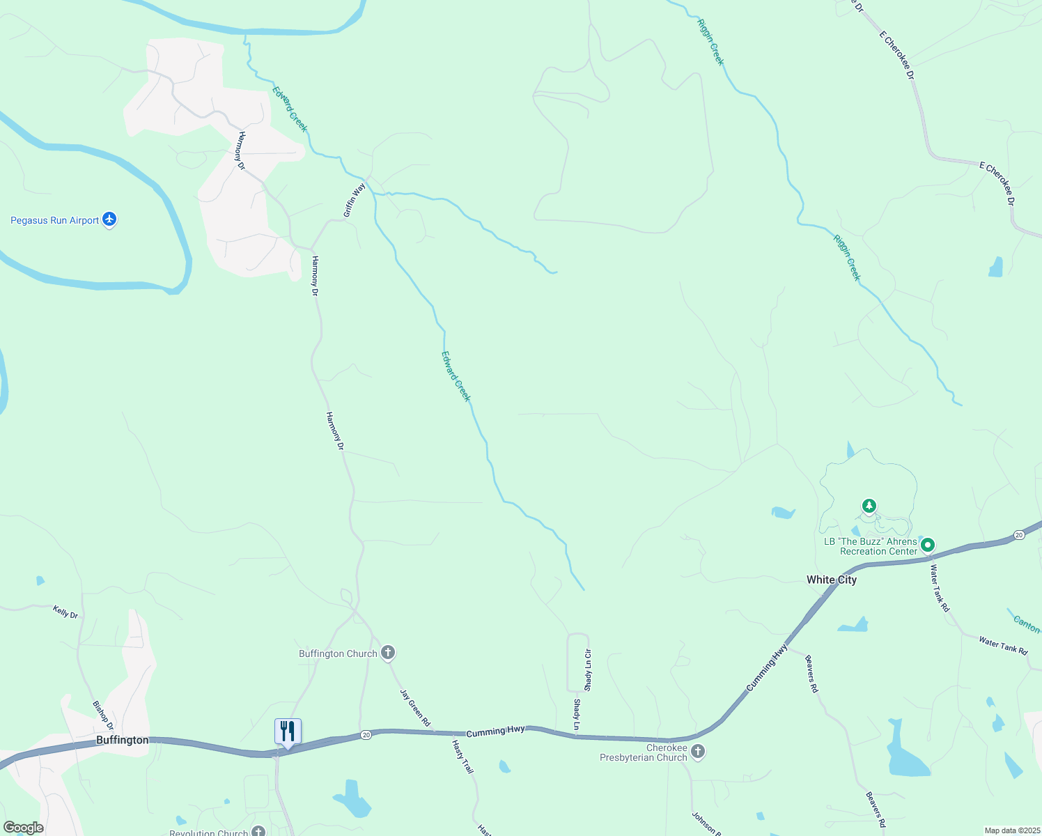 map of restaurants, bars, coffee shops, grocery stores, and more near 255 Mark's Way in Canton