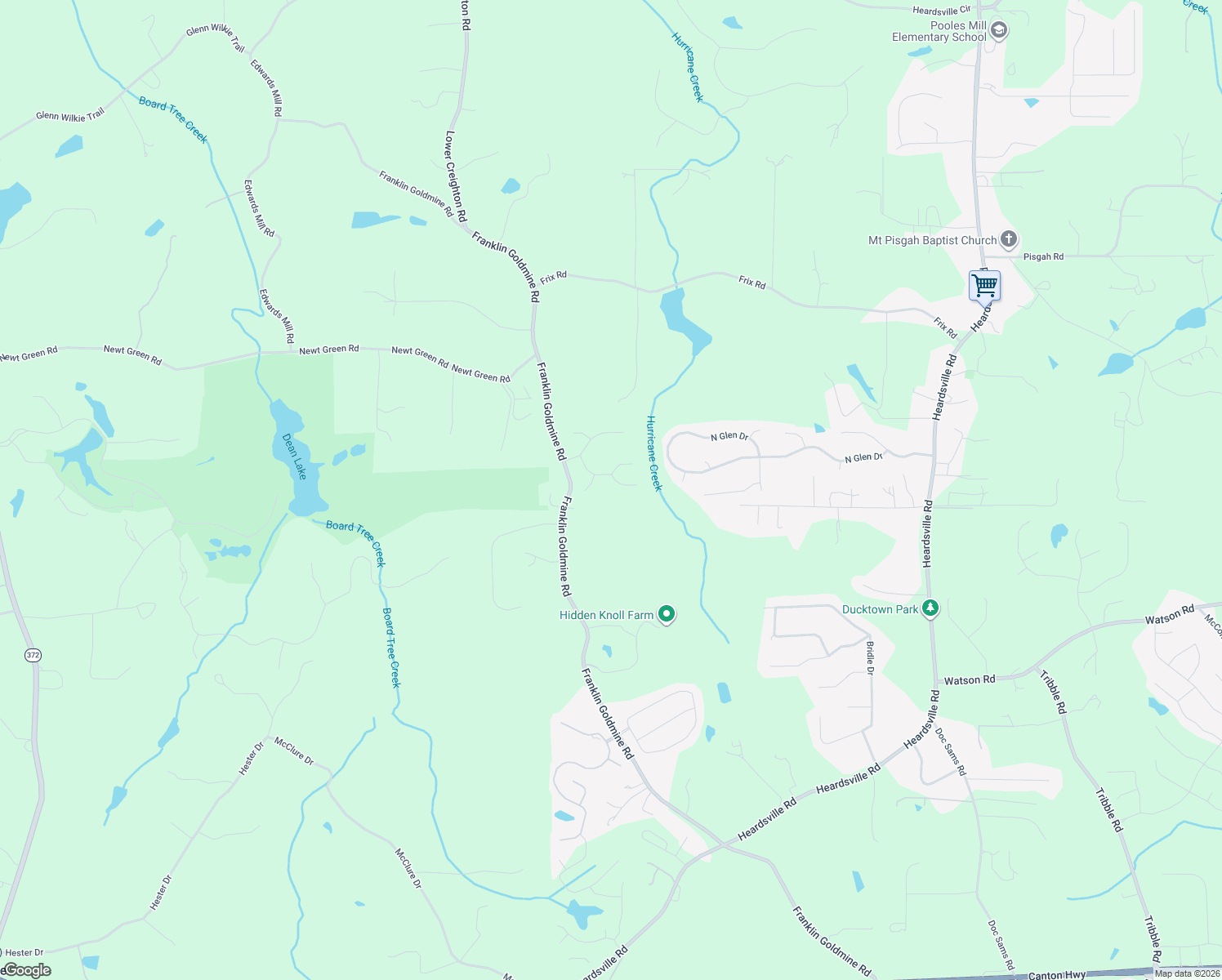 map of restaurants, bars, coffee shops, grocery stores, and more near 6220 Santa Fe Trail in Cumming