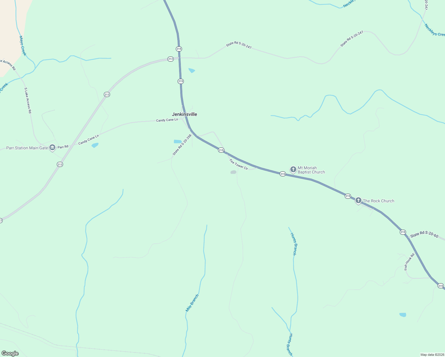 map of restaurants, bars, coffee shops, grocery stores, and more near in Jenkinsville