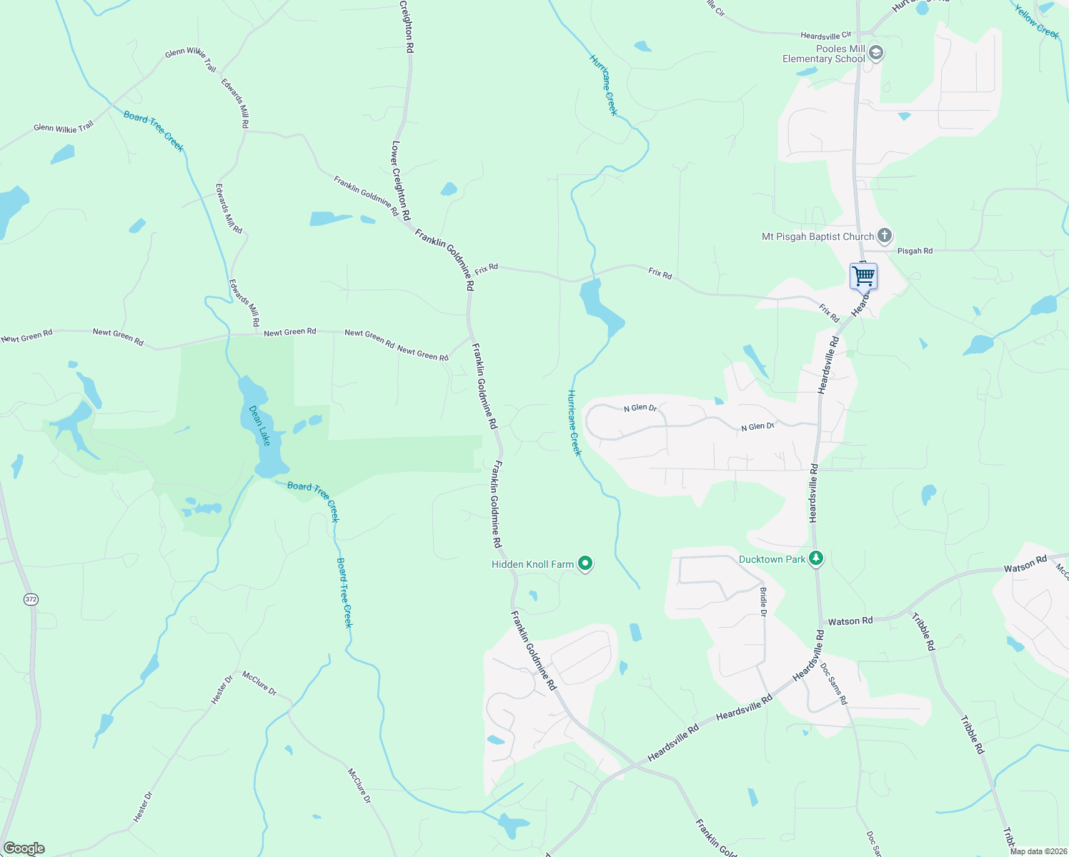 map of restaurants, bars, coffee shops, grocery stores, and more near 6130 Brook Hollow Way in Cumming