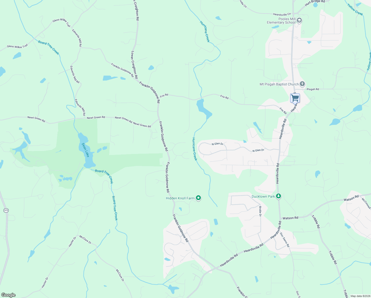 map of restaurants, bars, coffee shops, grocery stores, and more near 6130 Brook Hollow Way in Cumming