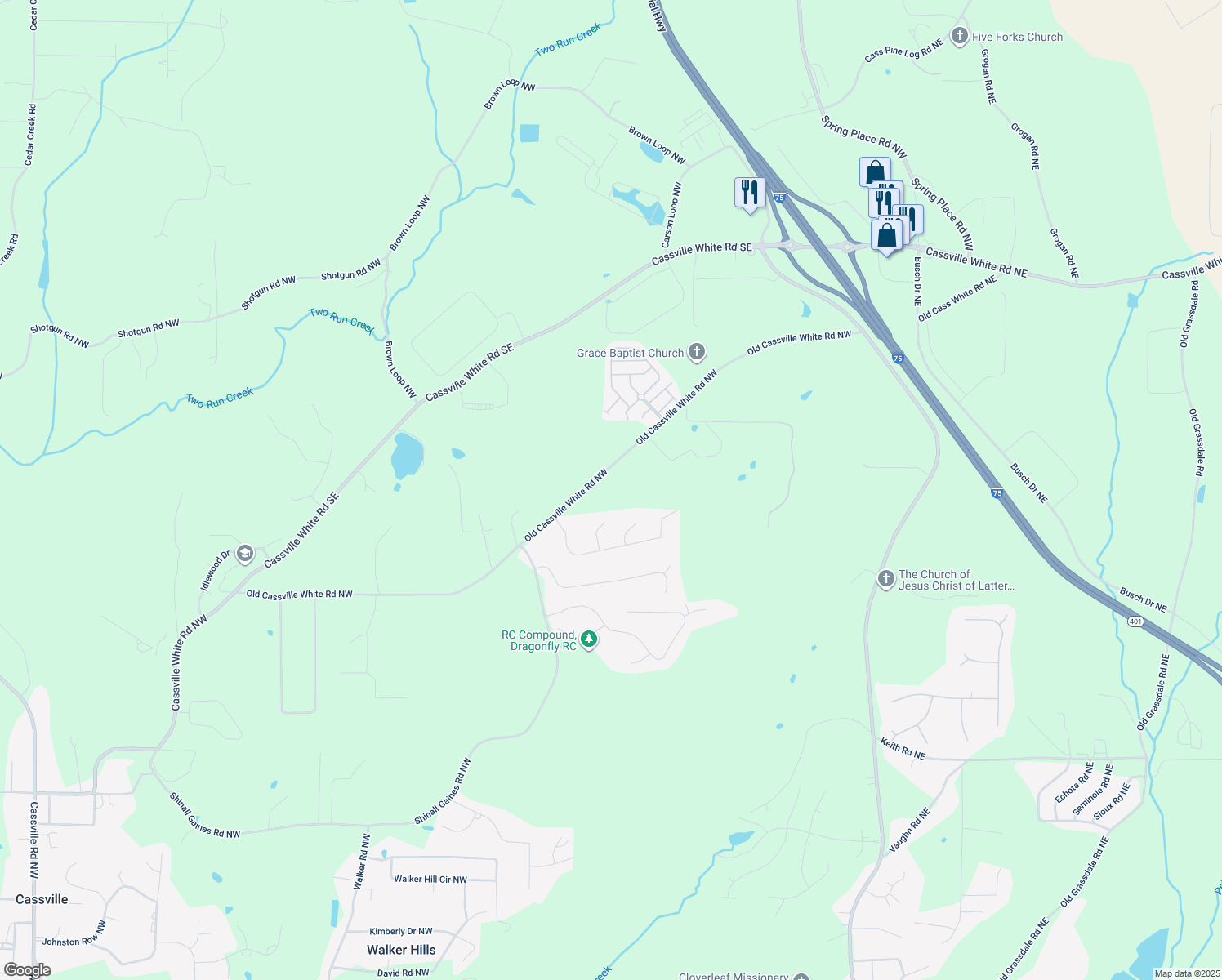 400 Old Cassville White Road Northwest, Cartersville GA Walk Score