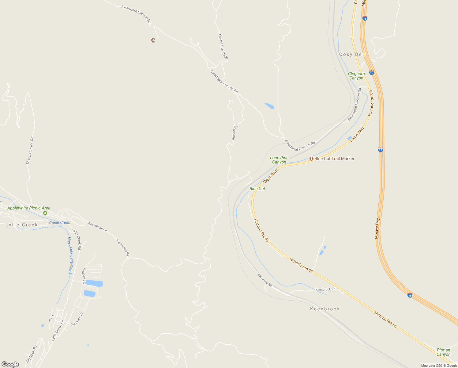 map of restaurants, bars, coffee shops, grocery stores, and more near 798 Applewhite Road in San Bernardino