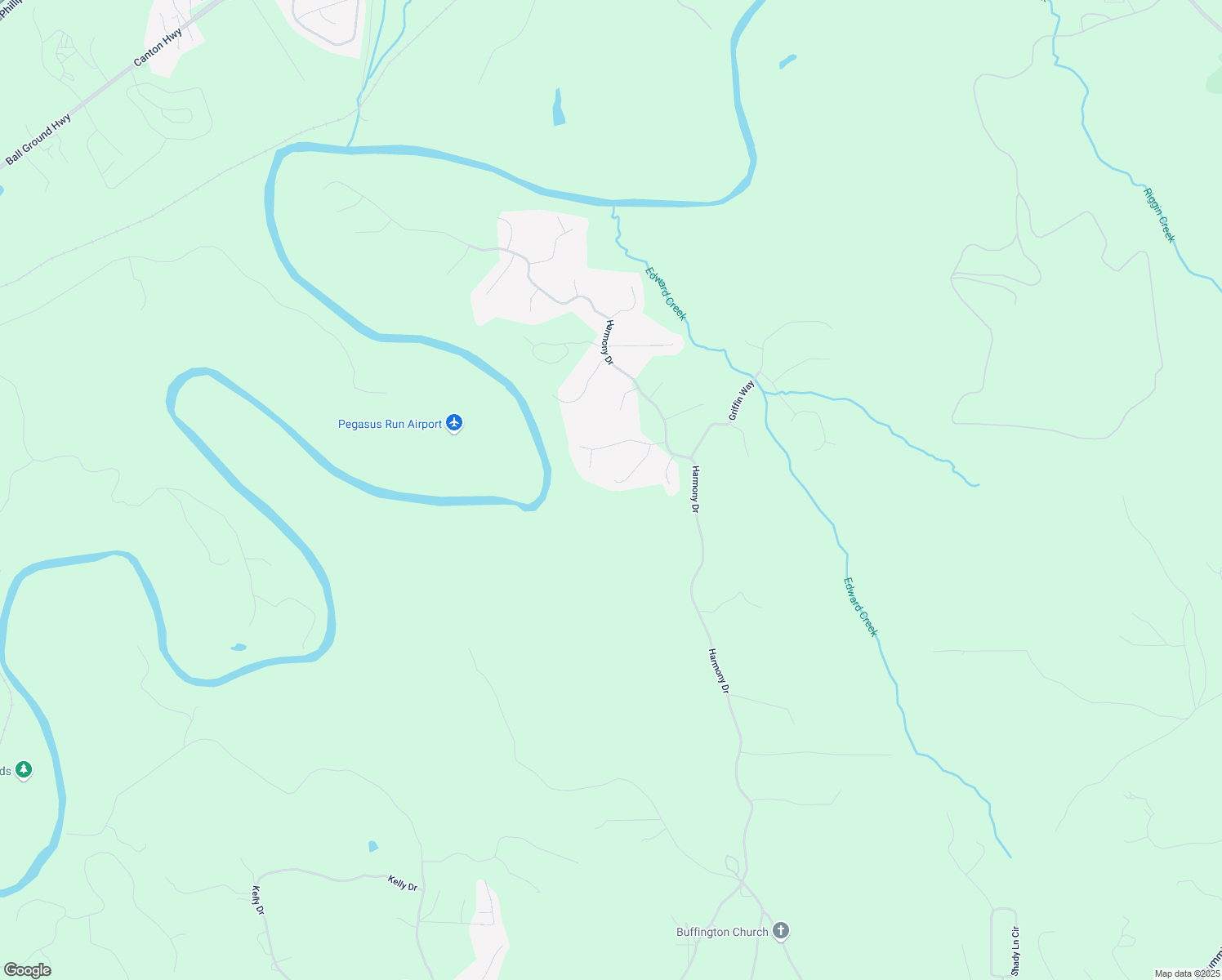 map of restaurants, bars, coffee shops, grocery stores, and more near 317 Maddox Place in Canton