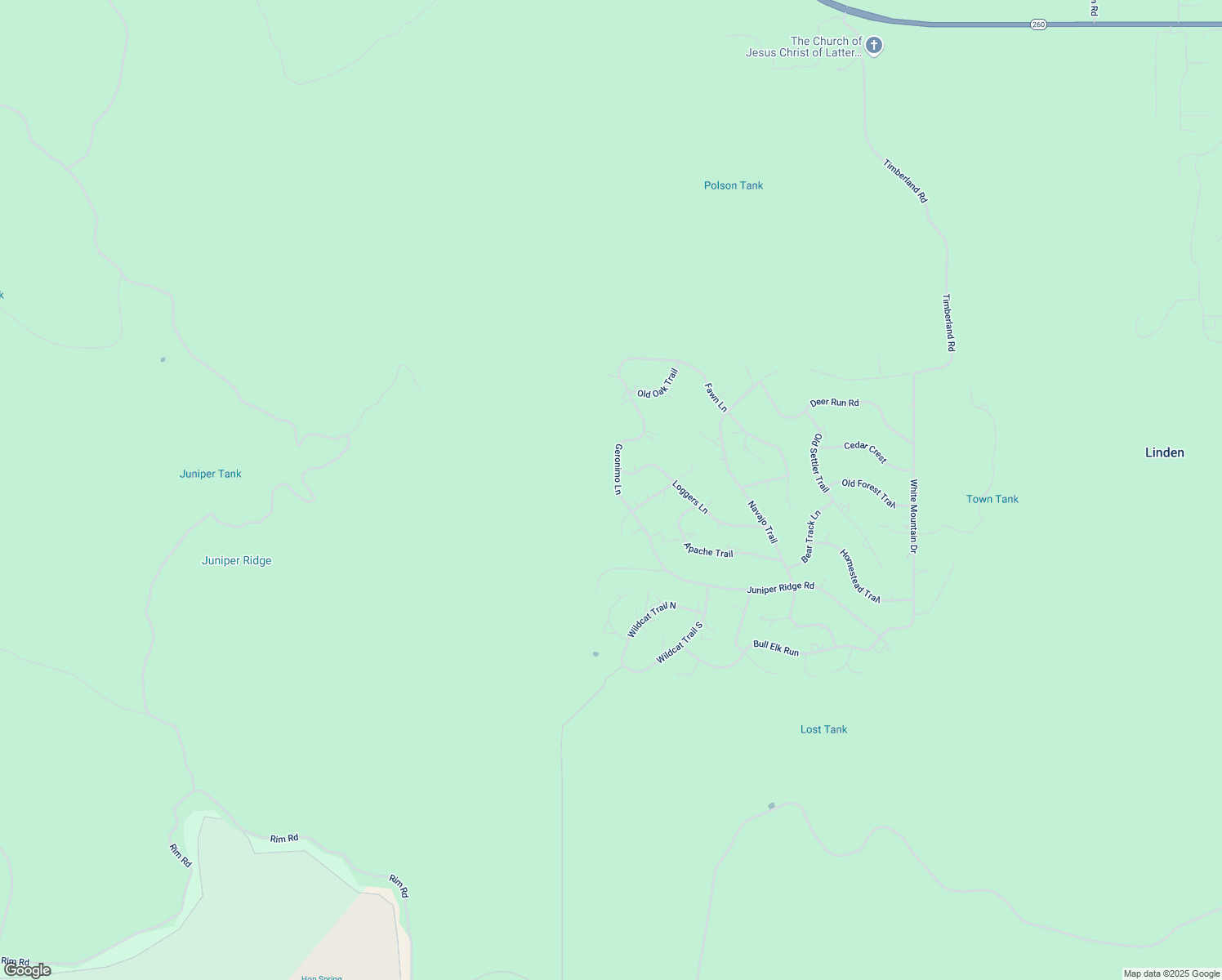 map of restaurants, bars, coffee shops, grocery stores, and more near 912 Geronimo Lane in Show Low