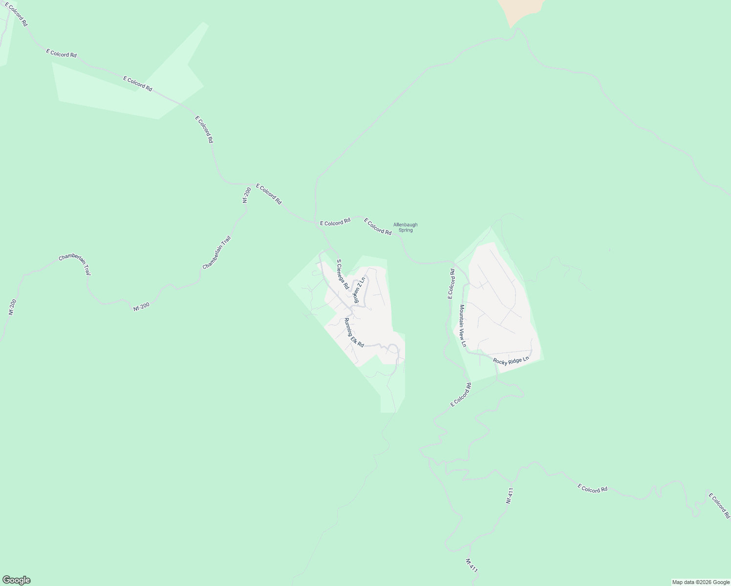 map of restaurants, bars, coffee shops, grocery stores, and more near Blackfoot Road in Gila County