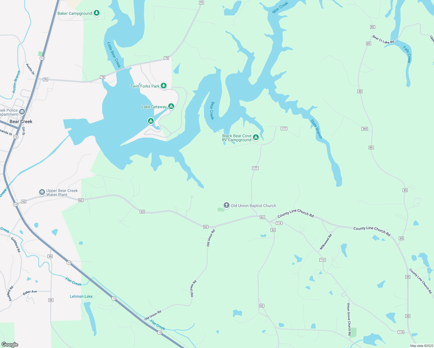 map of restaurants, bars, coffee shops, grocery stores, and more near 700 Goar Lane in Haleyville